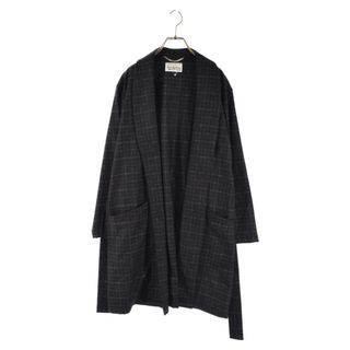 ワコマリア(WACKO MARIA)のWACKO MARIA ワコマリア 19AW CHECK GOWN COAT TYPE-1 チェック ガウンコート 長袖シャツジャケット ブラック 19FW-WMO-CO10(シャツ)