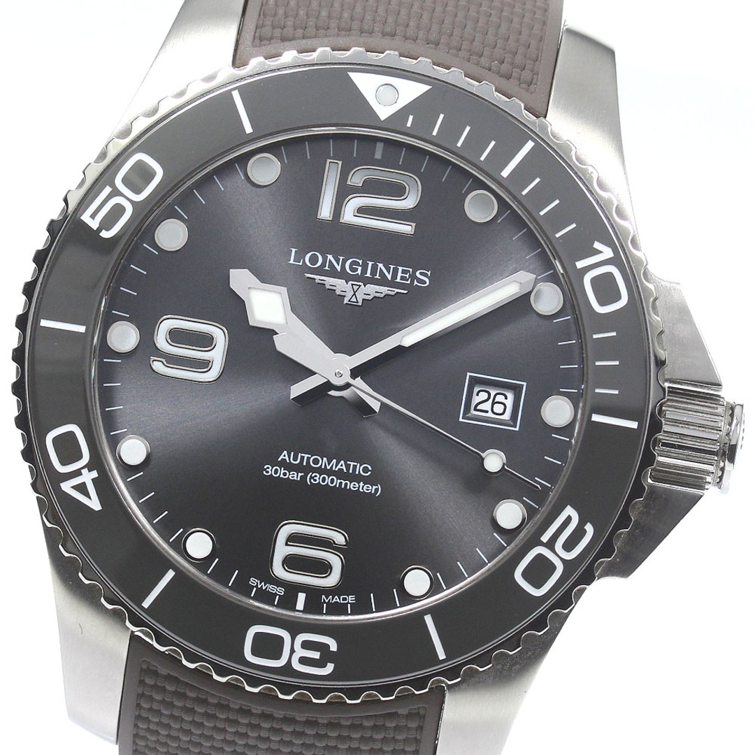 ロンジン LONGINES L3.782.4 ハイドロコンクエスト デイト 自動巻き メンズ 極美品 _770398