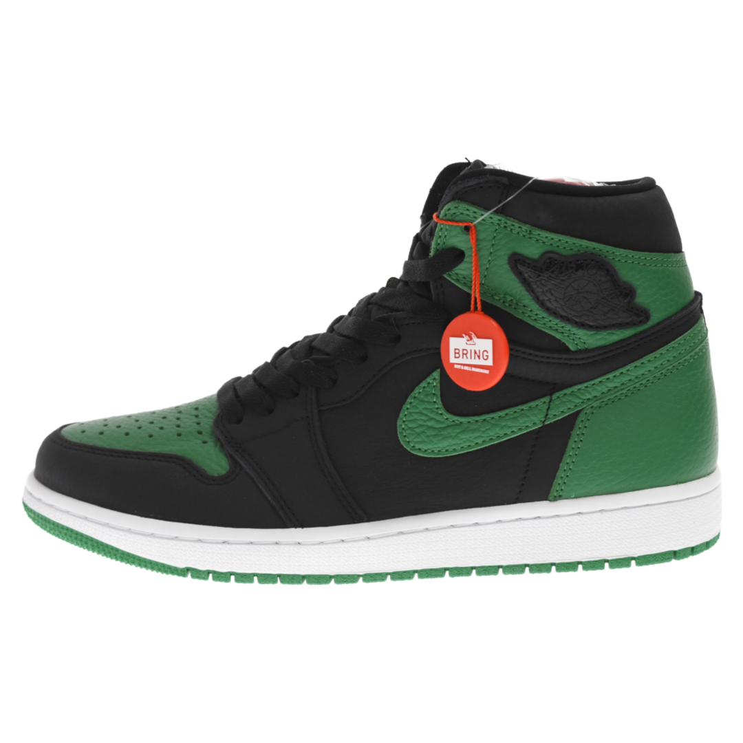 NIKE ナイキ AIR JORDAN 1 RETRO HIGH OG PINE GREEN 555088-030 エアジョーダン1 レトロ ハイ パイングリーン ハイカットスニーカー US9.5/27.5cm ブラック/グリーン