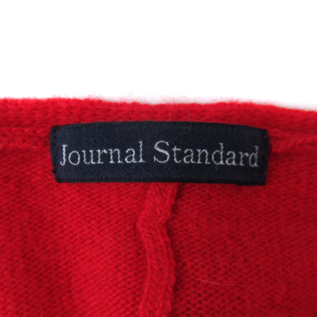 JOURNAL STANDARD(ジャーナルスタンダード)のジャーナルスタンダード ニット カットソー 長袖 ウール混 赤 レッド レディースのトップス(ニット/セーター)の商品写真