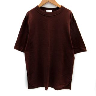 ビューティアンドユースユナイテッドアローズ(BEAUTY&YOUTH UNITED ARROWS)のB&Y ユナイテッドアローズ Tシャツ チュニック 五分袖 無地 ブラウン(その他)