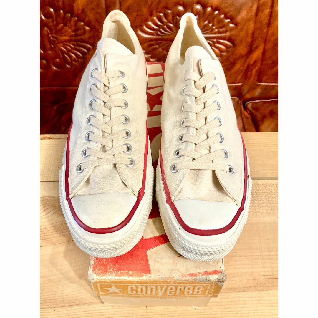 CONVERSE - ☆70s!USA!コンバース オールスター 生成り デッド CONVERSE - ☆70s!USA!コンバース オールスター 生成り デッド