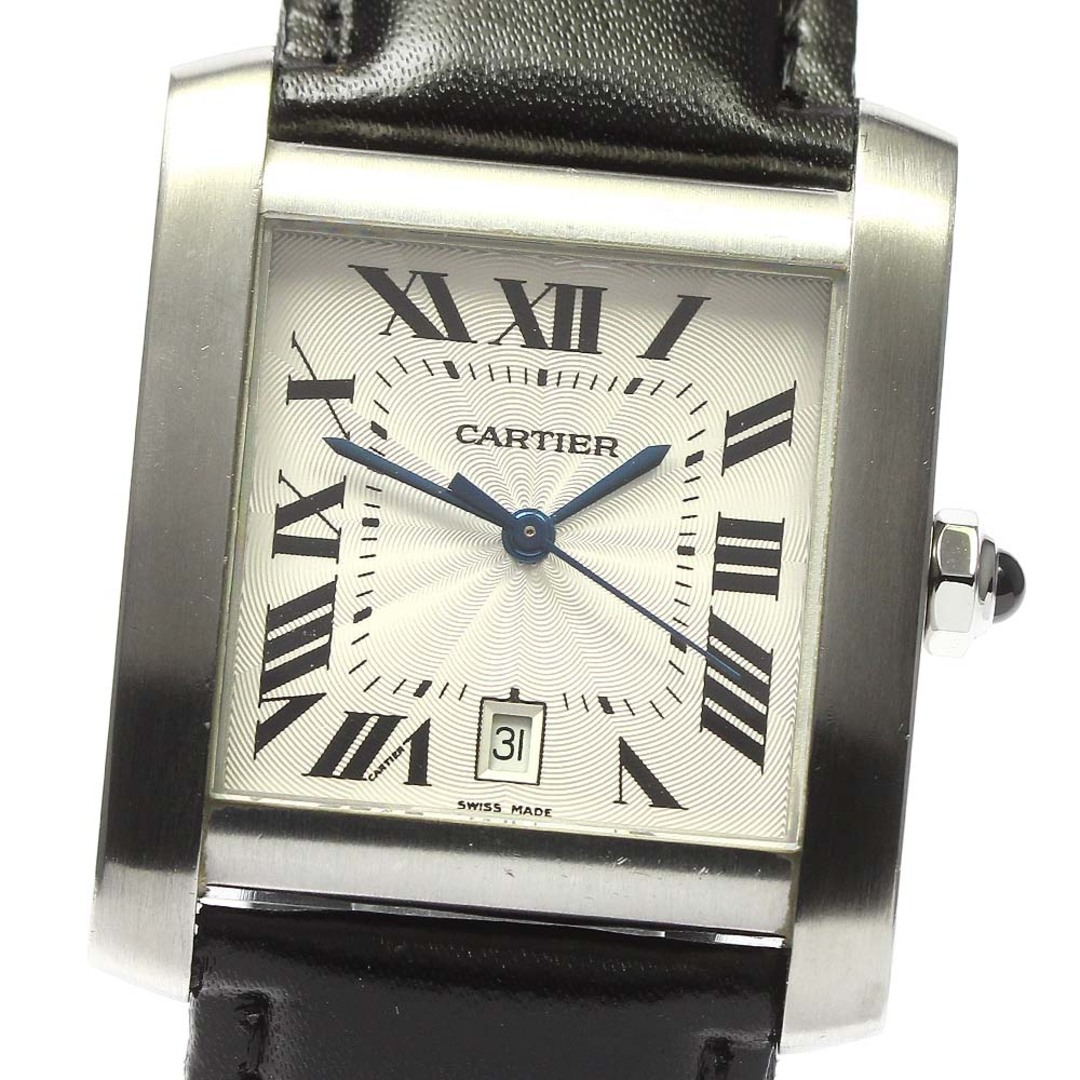 -43秒日OH歴カルティエ CARTIER W5101755 タンクフランセーズXXL 自動巻き メンズ _766510