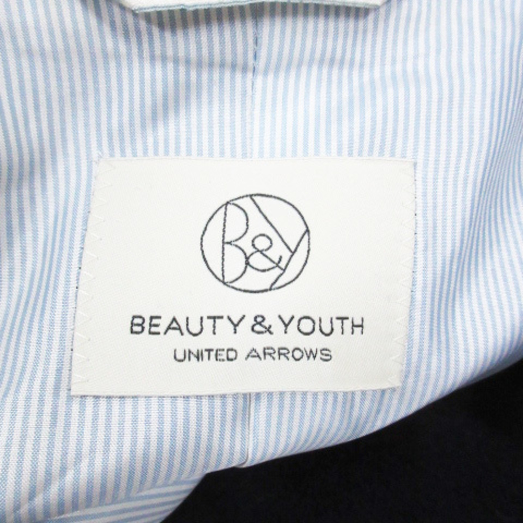 BEAUTY&YOUTH UNITED ARROWS(ビューティアンドユースユナイテッドアローズ)のB&Y ユナイテッドアローズ Pコート ピーコート ミドル丈 ダブル S 紺 メンズのジャケット/アウター(ピーコート)の商品写真