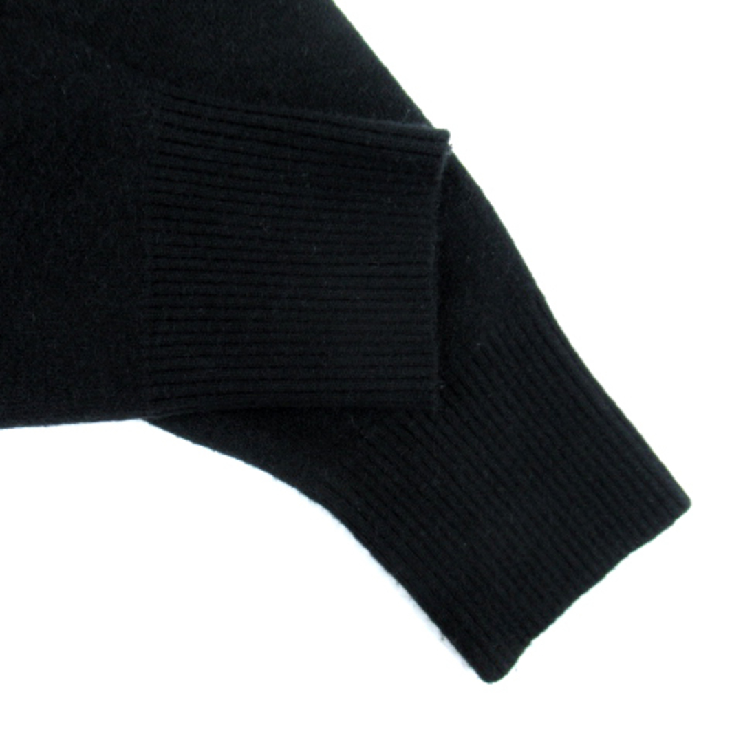 テチチ ニット セーター 長袖 ハイネック オーバーサイズ F 黒 ブラック