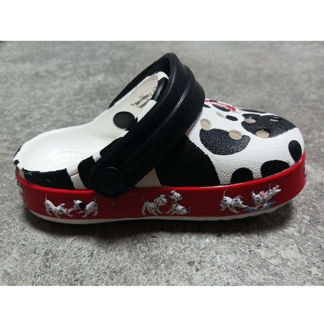 crocs(クロックス)の☆クロックス★101匹わんちゃん★c4★12cm~★crocs キッズ/ベビー/マタニティのベビー靴/シューズ(~14cm)(サンダル)の商品写真