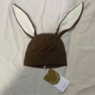 grown ニット帽 グロウン 耳付き帽子 うさ耳帽子