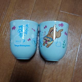 ディズニー(Disney)のディズニー湯呑み茶わん×２(キャラクターグッズ)