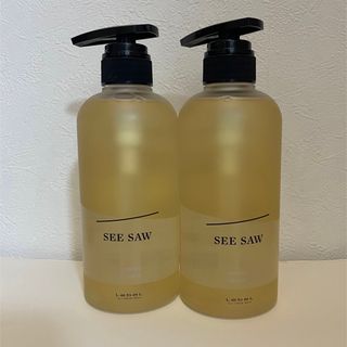 seesaw - ルベル seesaw 500ml シャンプーバランス 2本の通販 by ...