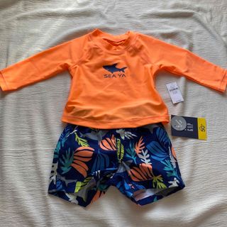 ベビーギャップ(babyGAP)の新品　babygap ラッシュガード　水着　70cm  6-12m(水着)