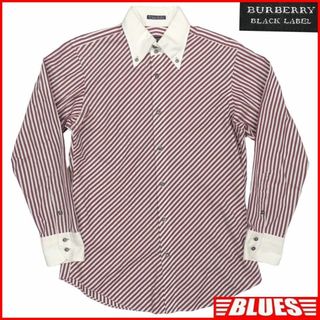 バーバリーブラックレーベル(BURBERRY BLACK LABEL)の廃盤 バーバリーブラックレーベル シャツ M メンズ 長袖 TY2622(シャツ)