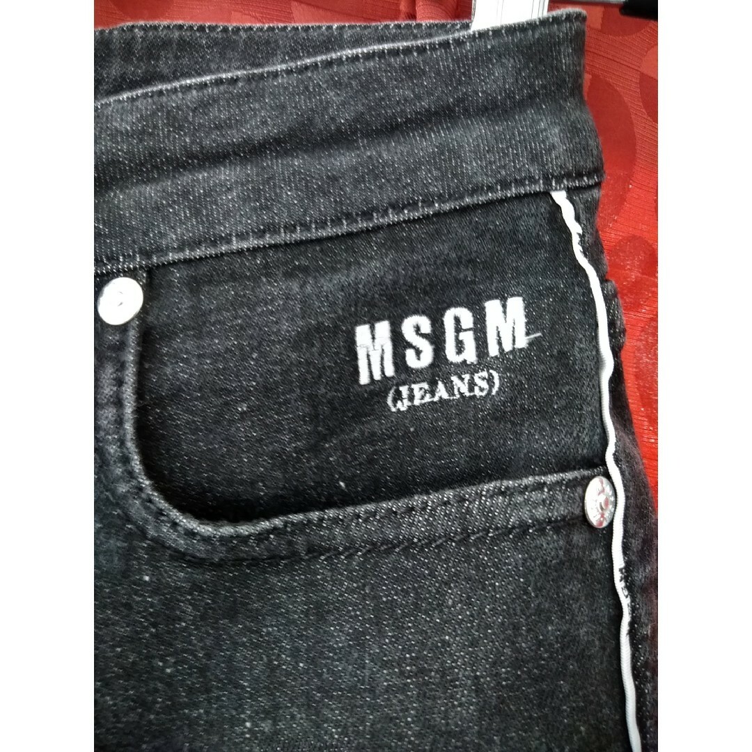 新品未使用❗MSGM ハイウエスト　ブラックスキニージーンズ❗