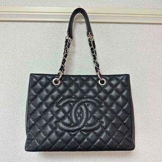 シャネル(CHANEL)のシャネル CHANEL GST マトラッセ トートバッグ ブラック キャビア(トートバッグ)