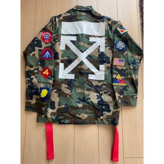 オフホワイト(OFF-WHITE)のoff-white ミリタリーブルゾン(ミリタリージャケット)