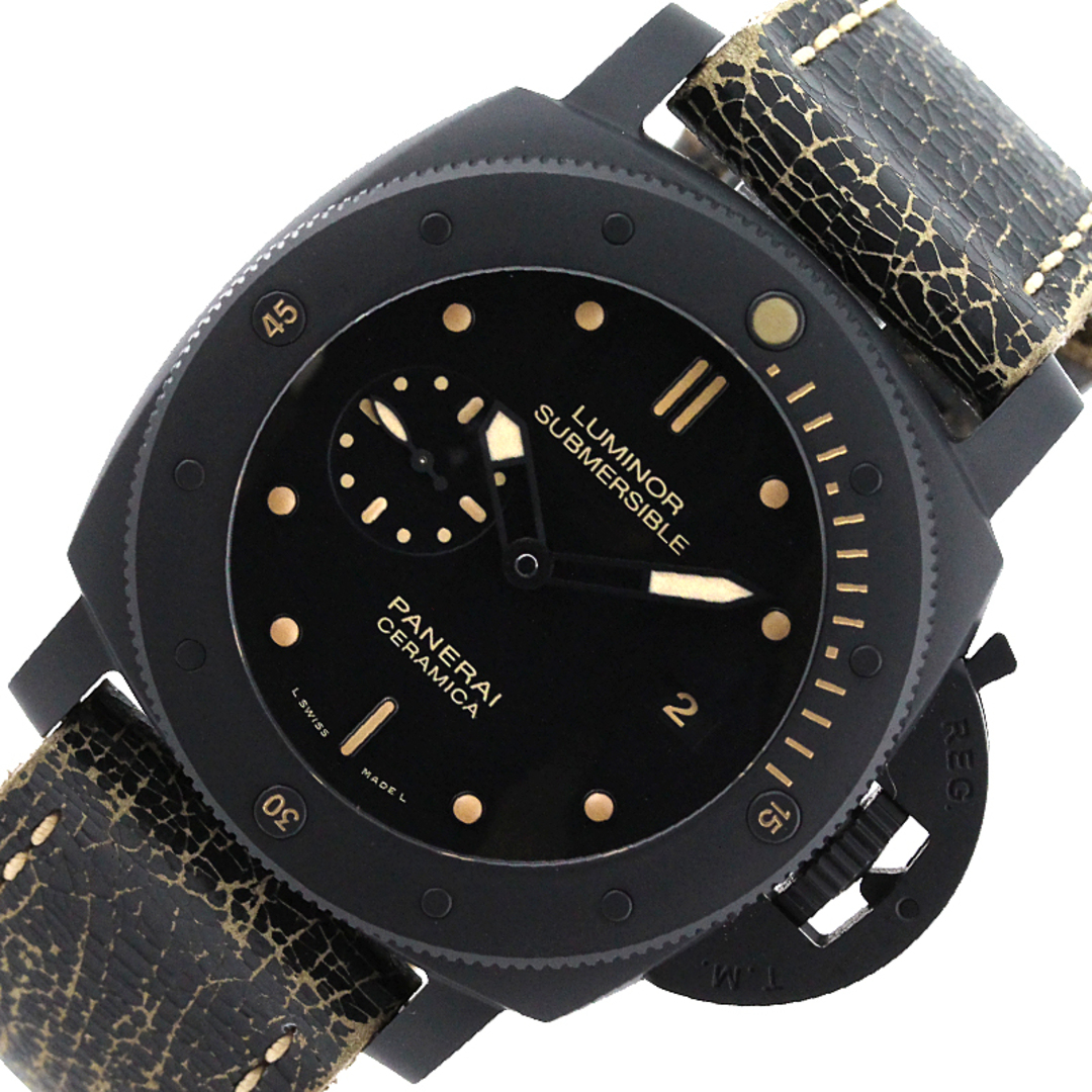 パネライ PANERAI ルミノール サブマーシブル1950 3デイズ セラミカ  自動巻き メンズ 腕時計時計