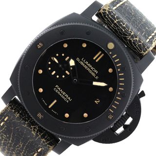 パネライ(PANERAI)の　パネライ PANERAI ルミノール サブマーシブル1950 3デイズ セラミカ  自動巻き メンズ 腕時計(その他)