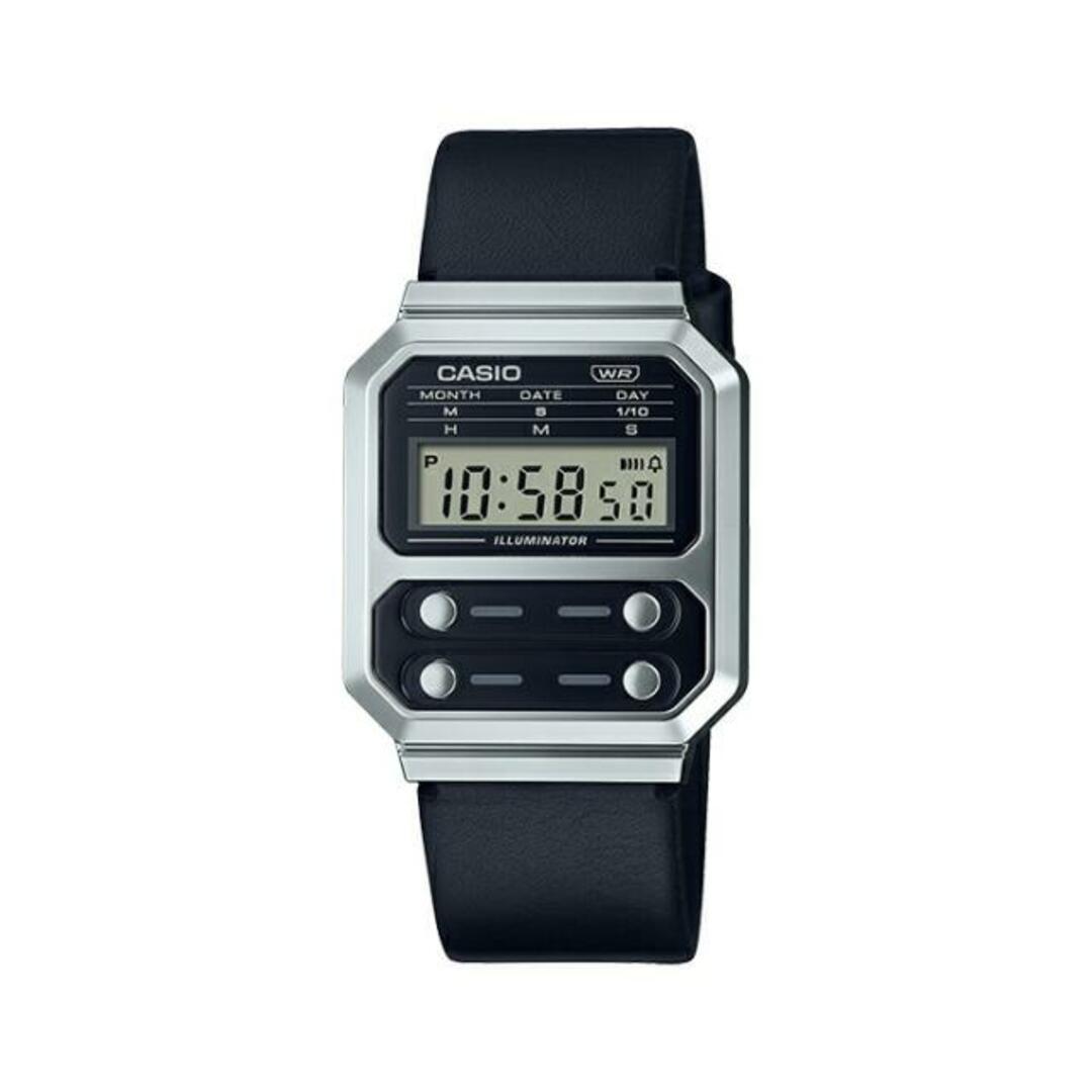 【並行輸入品】【日本未発売】CASIO STANDARD カシオ スタンダード A100WEL-1A 腕時計 時計 ブランド メンズ レディース キッズ 子供 チープカシオ チプカシ デジタル 日付 黒 革ベルト 海外モデル 送料無料