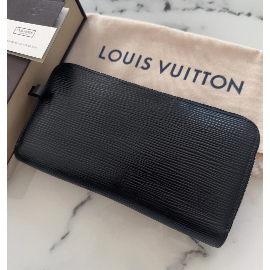 LOUIS VUITTON - 美品✨ヴィトン ジッピーウォレット 長財布 ノワール ...