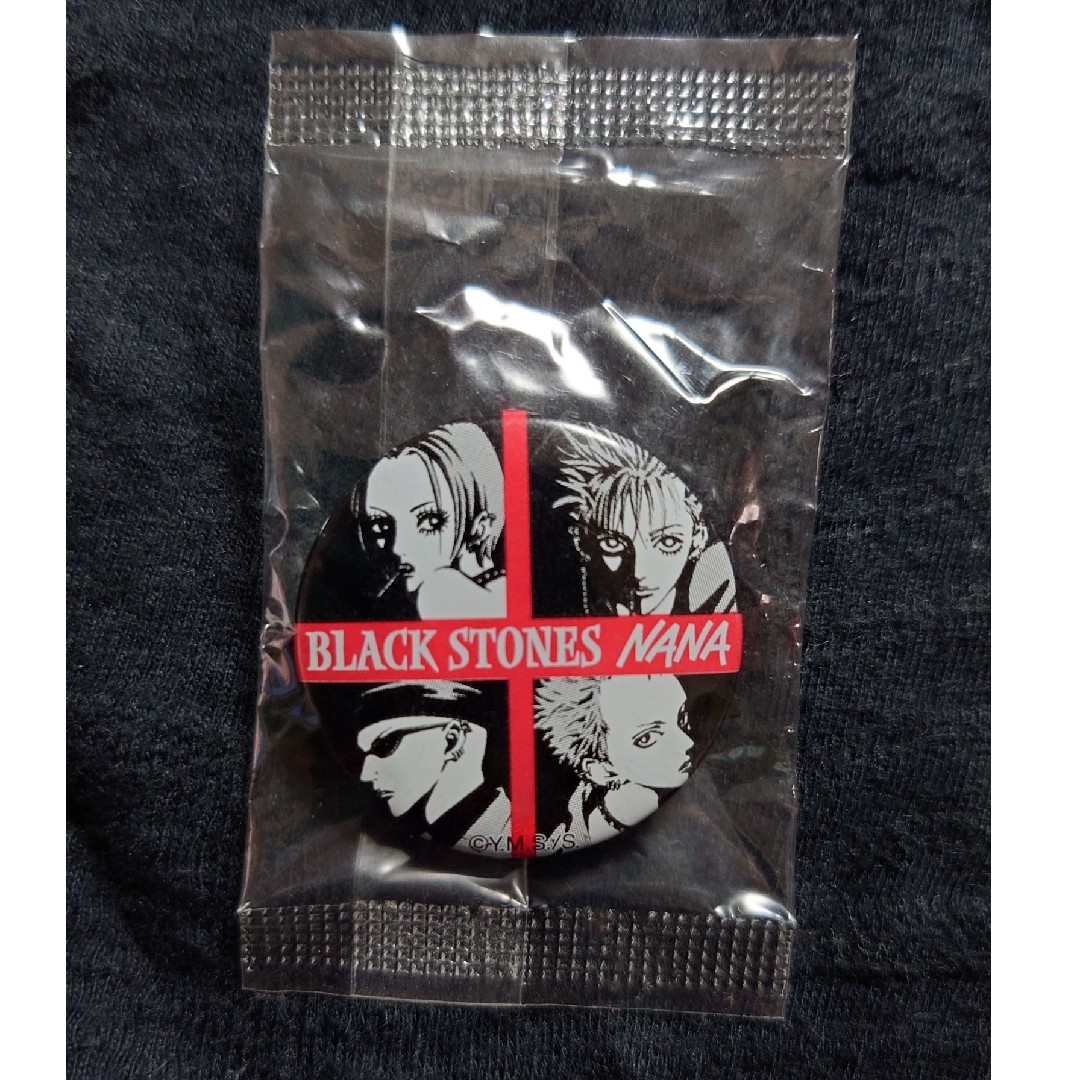 集英社(シュウエイシャ)の矢沢あい NANA ナナ 新品 缶バッジ BLACK STONES ブラスト エンタメ/ホビーのアニメグッズ(バッジ/ピンバッジ)の商品写真