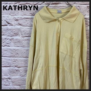 KATHRYN ポロシャツ ビックシルエット 　[ L ](ポロシャツ)