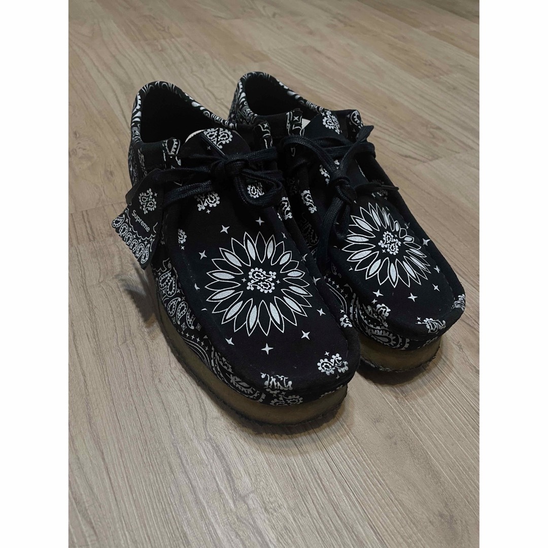 19ss supreme clarks bandana wallabee us8