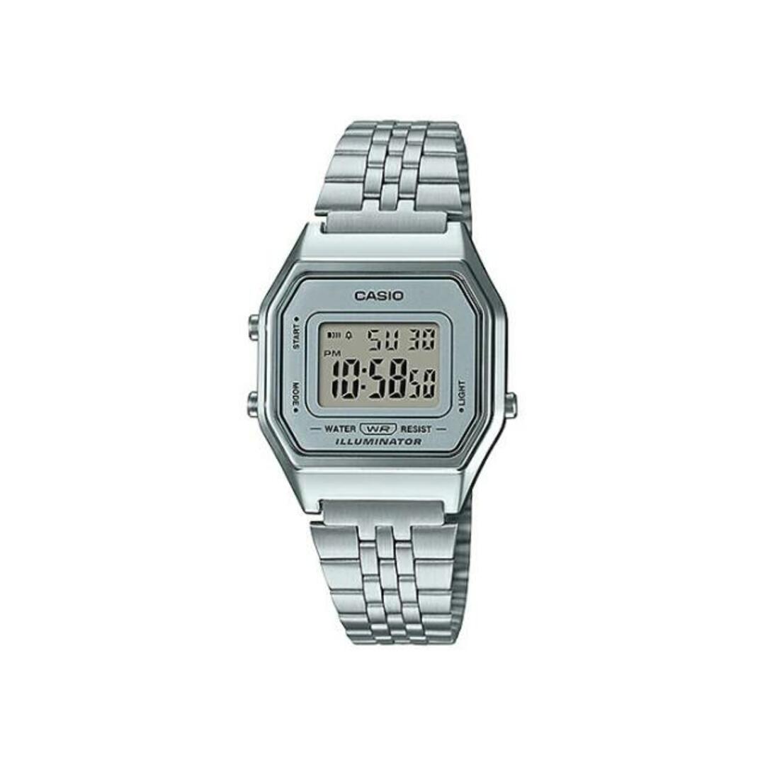 CASIO(カシオ)の【並行輸入品】【日本未発売】CASIO STANDARD カシオ スタンダード LA680WA-7 腕時計 時計 ブランド レディース キッズ 子供 チープカシオ チプカシ デジタル 日付 シルバー グレー メタル 海外モデル 送料無料 レディースのファッション小物(腕時計)の商品写真