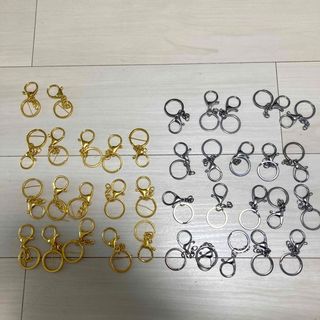 バックチャーム金具　ハンドメイド資材　金具　パーツ(各種パーツ)