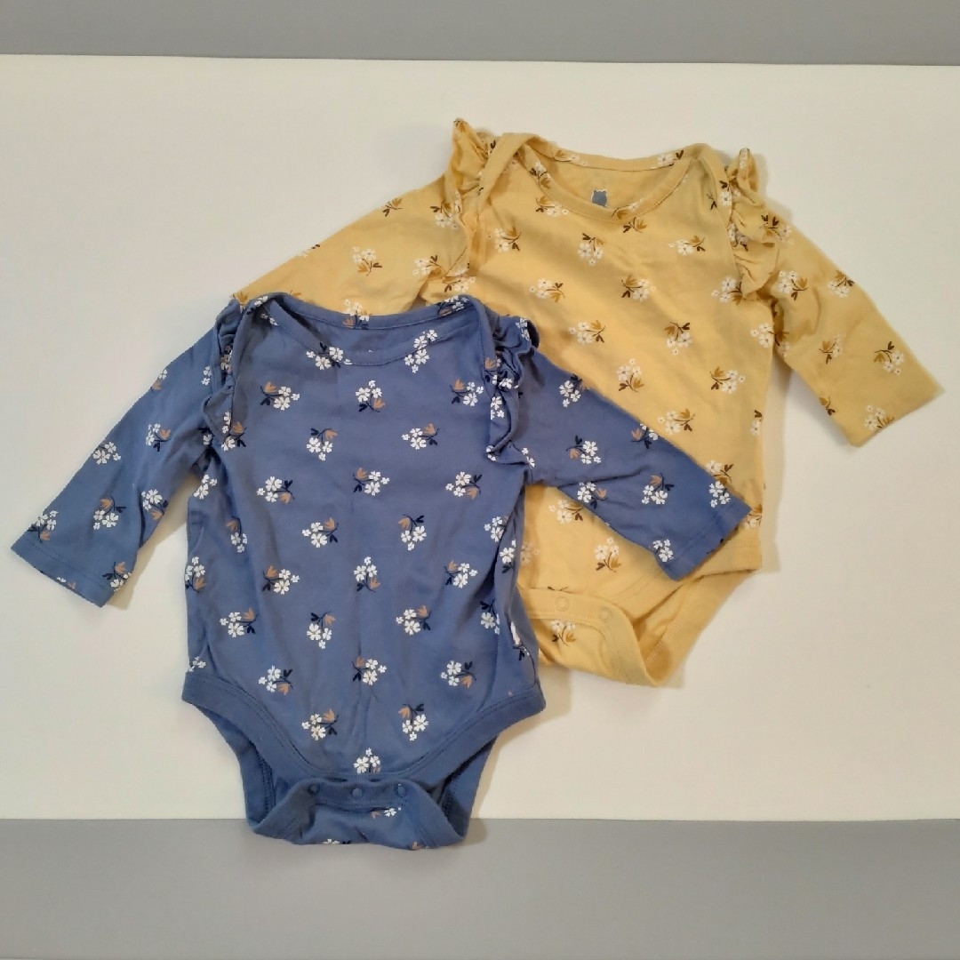 babyGAP(ベビーギャップ)のsayaka様予約品　BabyGAP　ロンパース　2枚セット キッズ/ベビー/マタニティのベビー服(~85cm)(ロンパース)の商品写真