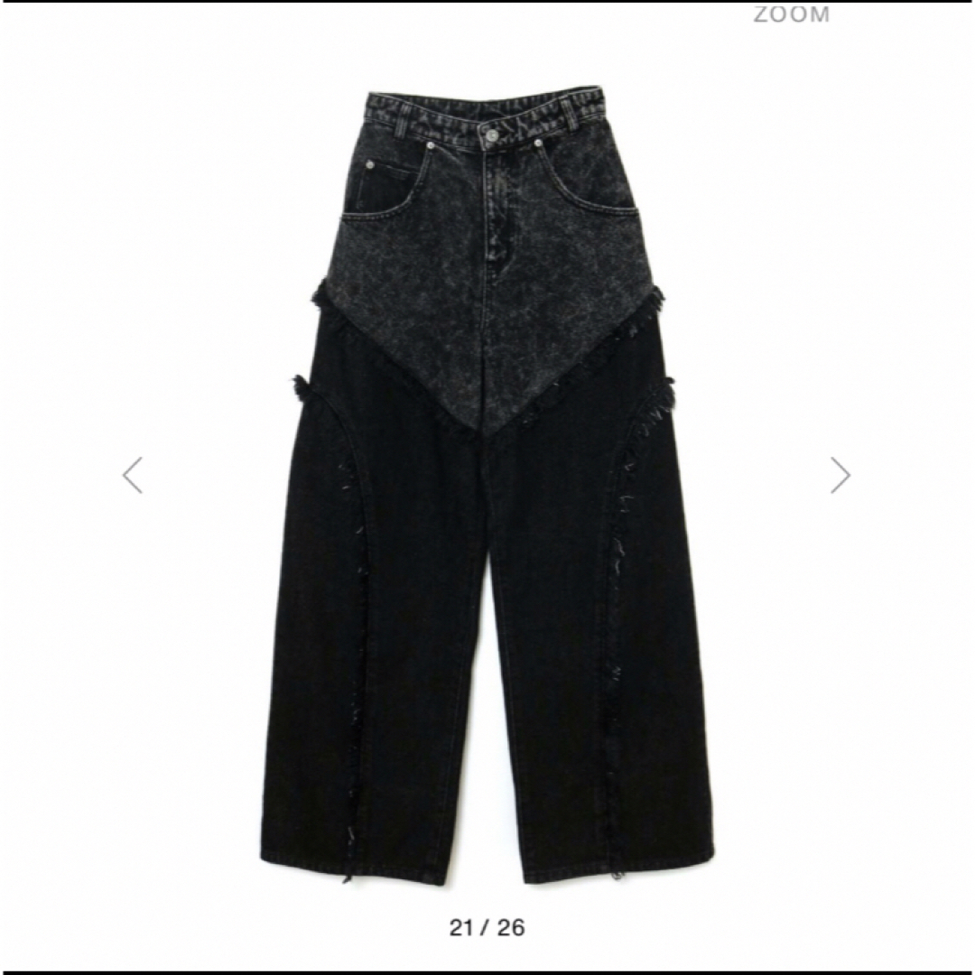 MELT THE LADY switched denim pantsのサムネイル
