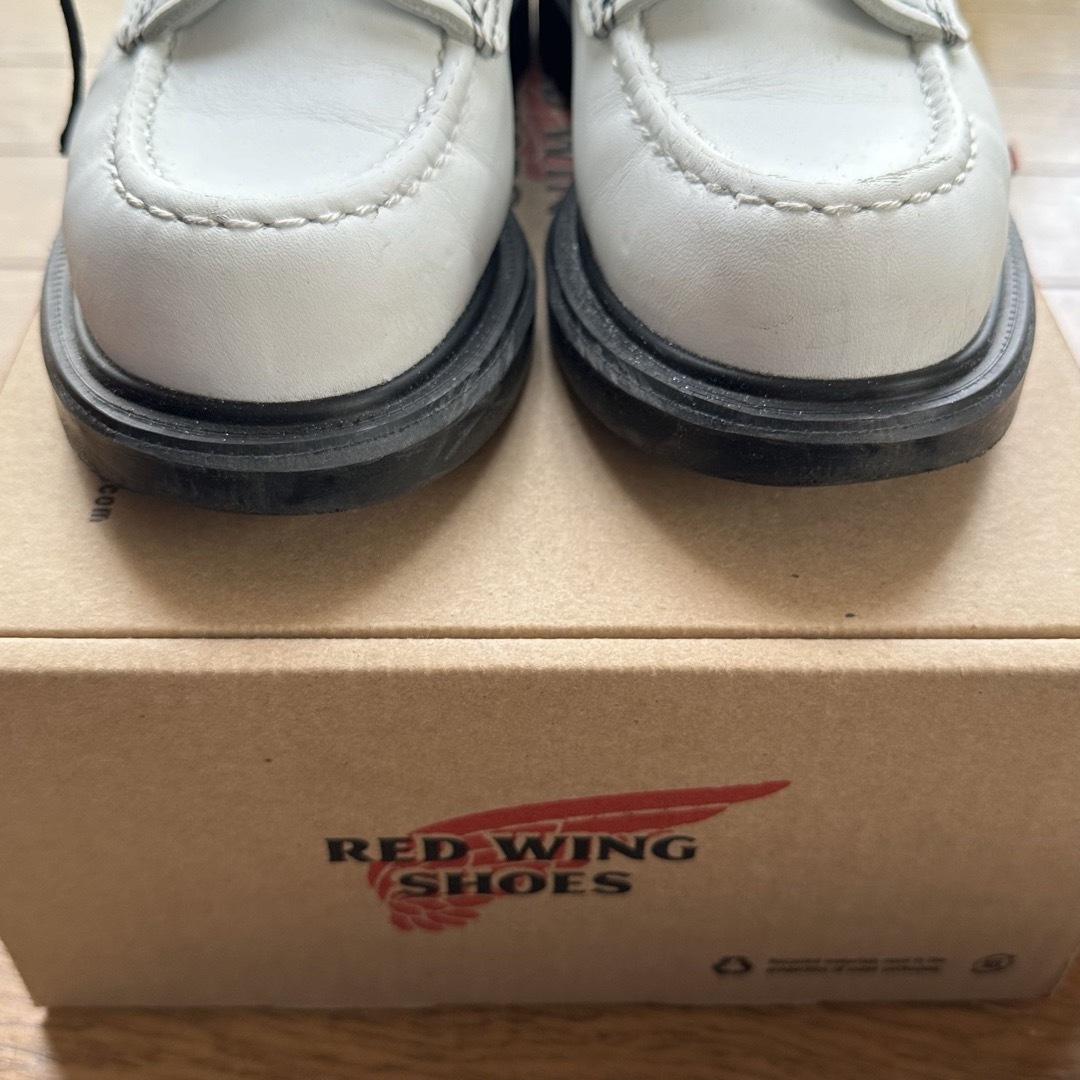 REDWING(レッドウィング)の【値下げ】 RED WING SHOES × BEAMS BOY 白 23cm レディースの靴/シューズ(ブーツ)の商品写真