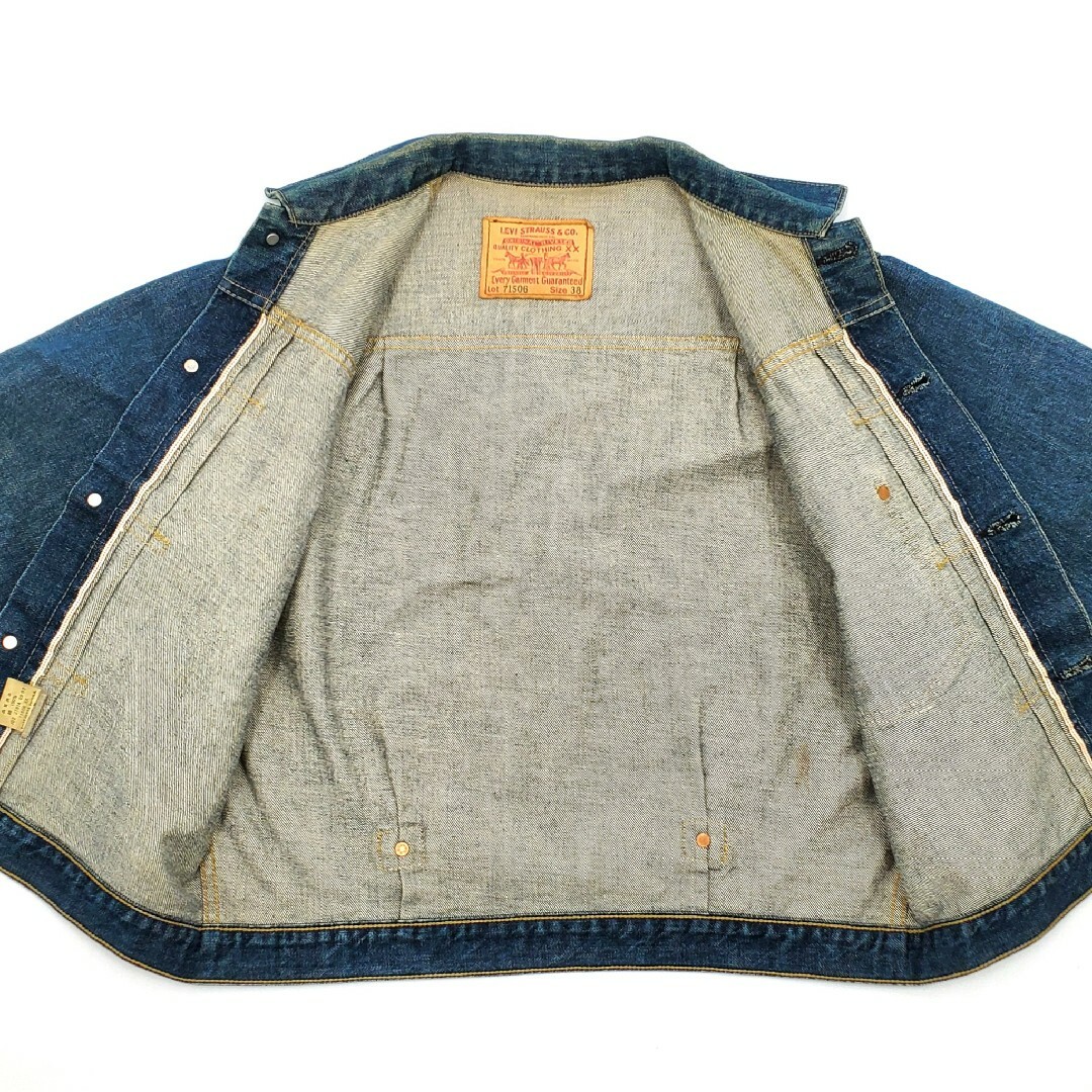 日本製ファースト◆Levi's 71506XX◆38復刻Gジャン1stM 143古着市場JARKET