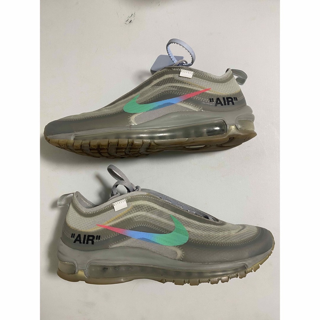 OFF-WHITE × NIKE AIR MAX 97 GREYスニーカー