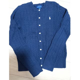 ポロラルフローレン(POLO RALPH LAUREN)のPOLO RALPH LAUREN　カーディガン　ケーブルニット　ネイビー(カーディガン)