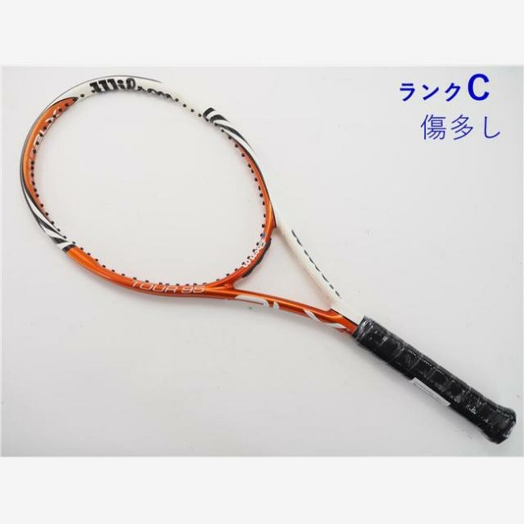 テニスラケット ウィルソン ツアー BLX 105 オレンジ×ホワイト 2011年モデル (G1)WILSON TOUR BLX 105 (ORANGE×WHITE) 2011