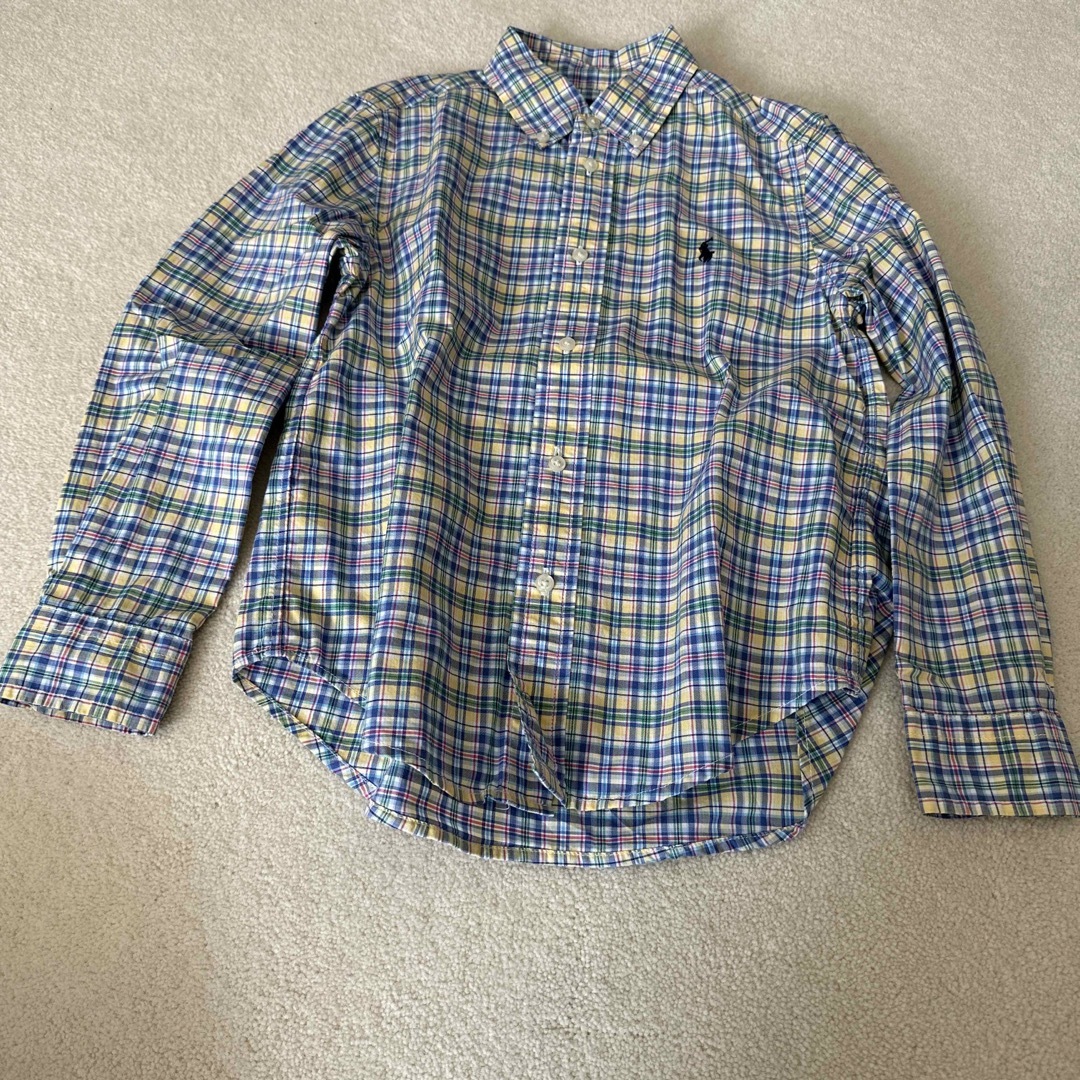 Ralph Lauren(ラルフローレン)のラルフローレン☆ チェックシャツ☆美品 キッズ/ベビー/マタニティのキッズ服男の子用(90cm~)(ブラウス)の商品写真