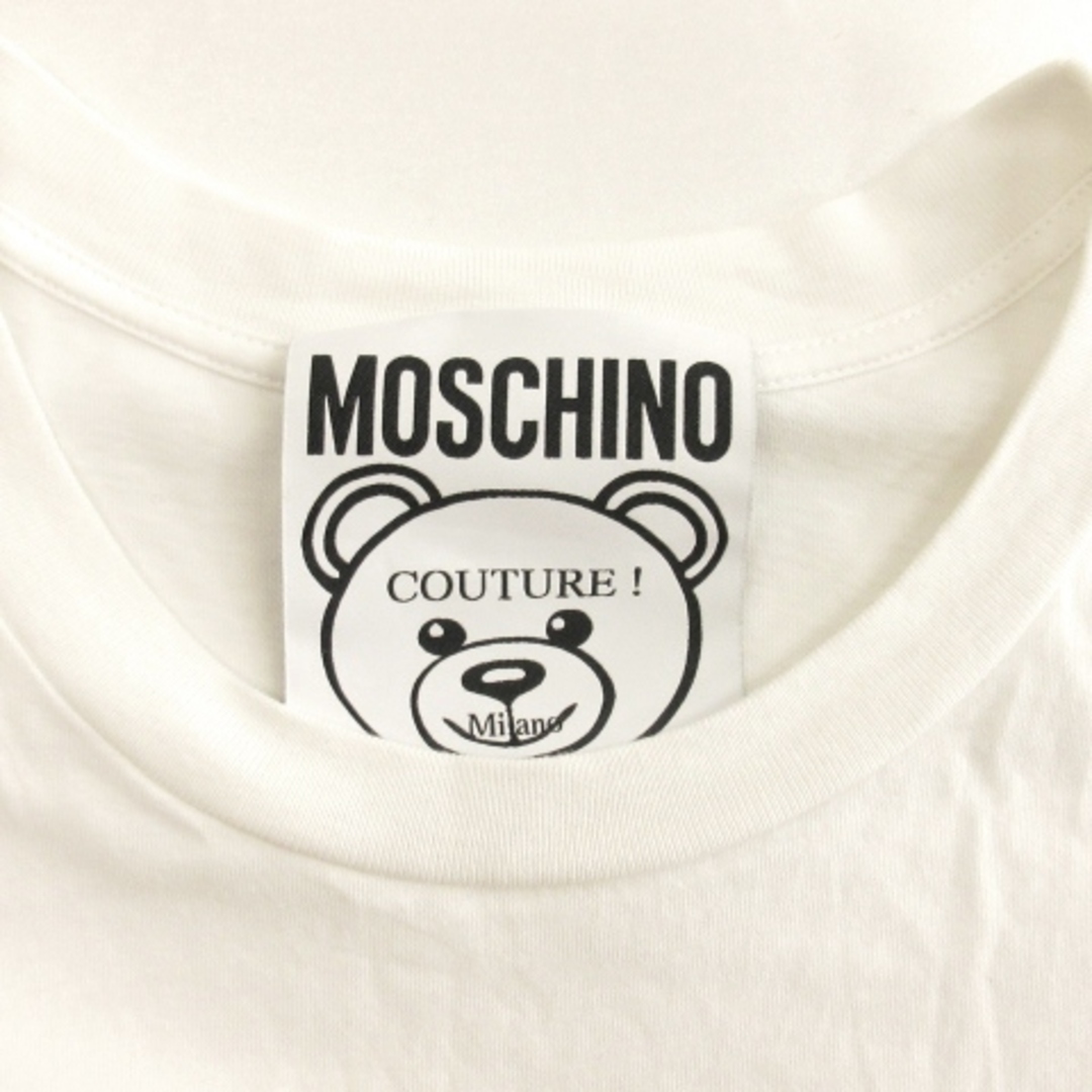 MOSCHINO(モスキーノ)のモスキーノ MOSCHINO テディベア プリント Tシャツ 半袖 ホワイト L メンズのトップス(Tシャツ/カットソー(半袖/袖なし))の商品写真