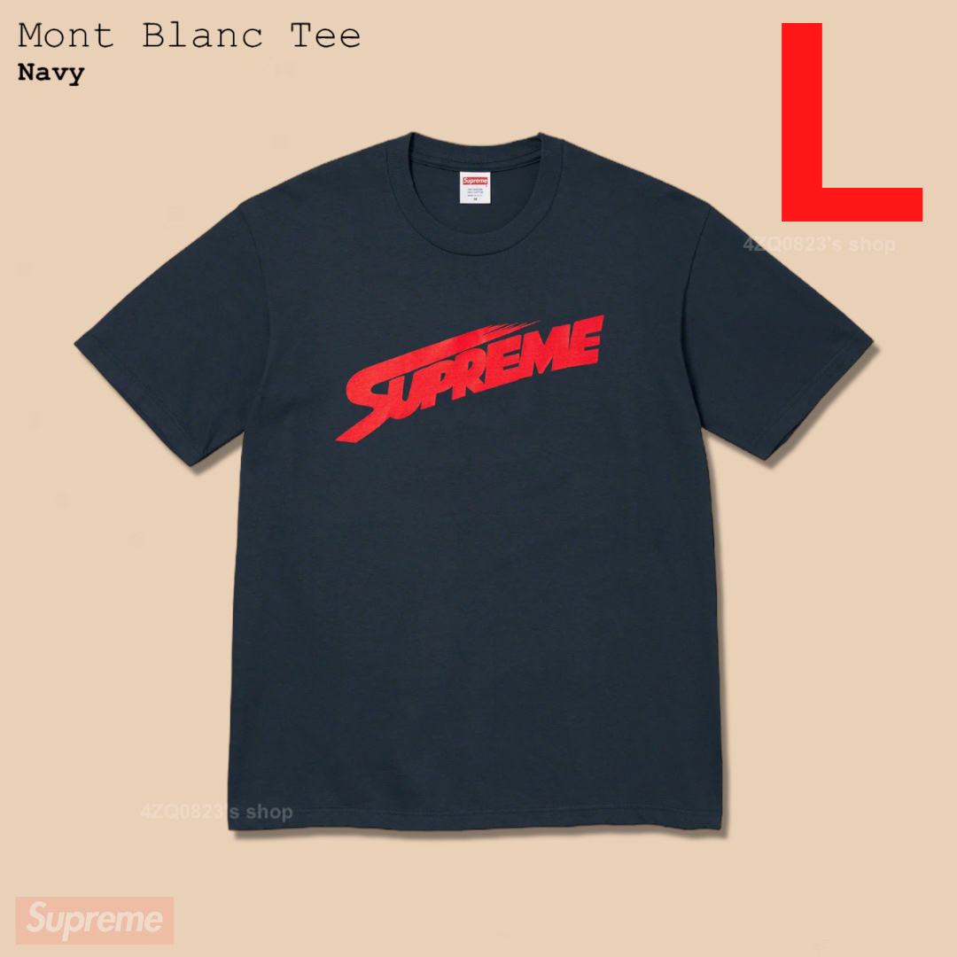 week3Supreme Mont Blanc Tee ネイビー ブラック セット