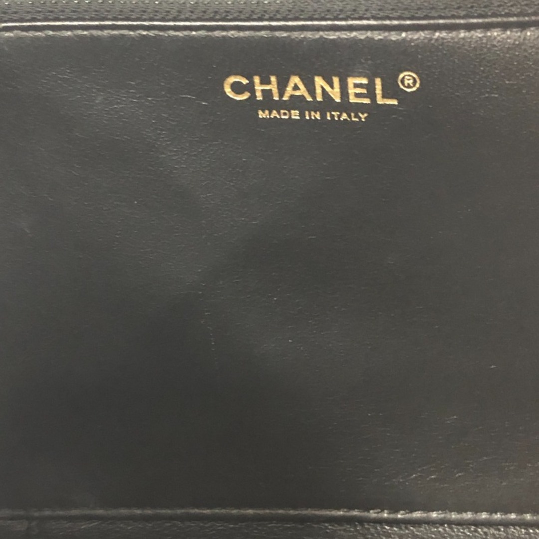 シャネル CHANEL CCフィリグリー ヴァニティバッグ A93344 24番台 ブラック ゴールド金具 キャビアスキン レディース ハンドバッグ