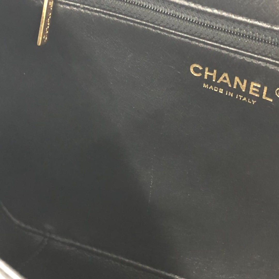 シャネル CHANEL CCフィリグリー ヴァニティバッグ A93344 24番台 ブラック ゴールド金具 キャビアスキン レディース ハンドバッグ