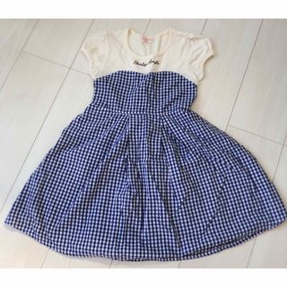 シャーリーテンプル 子供 ワンピース(女の子)(ブルー・ネイビー/青色