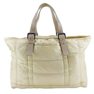 ボッテガヴェネタ(Bottega Veneta)の【BOTTEGAVENETA】ボッテガヴェネタ スピンネーカー イントレチャート ナイロン ゴールドベージュ レディース トートバッグ(トートバッグ)