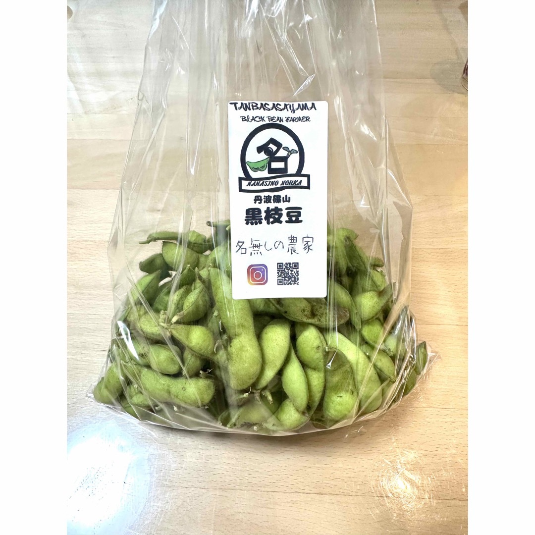 丹波篠山産黒大豆枝豆　500g 無選別 食品/飲料/酒の食品(野菜)の商品写真