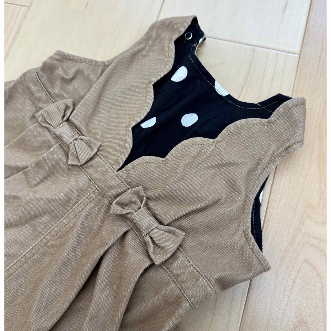 BREEZE(ブリーズ)のブリーズ　ジャンパースカート キッズ/ベビー/マタニティのベビー服(~85cm)(ワンピース)の商品写真