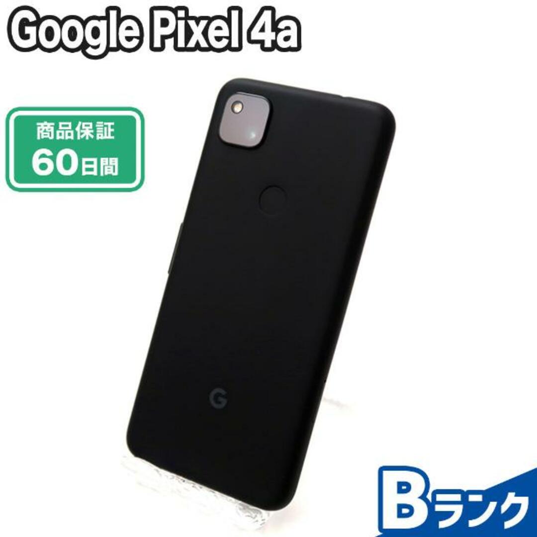 SIMロック解除済み Google Pixel 4a 128GB ジャストブラック SoftBank Bランク 本体【ReYuuストア】