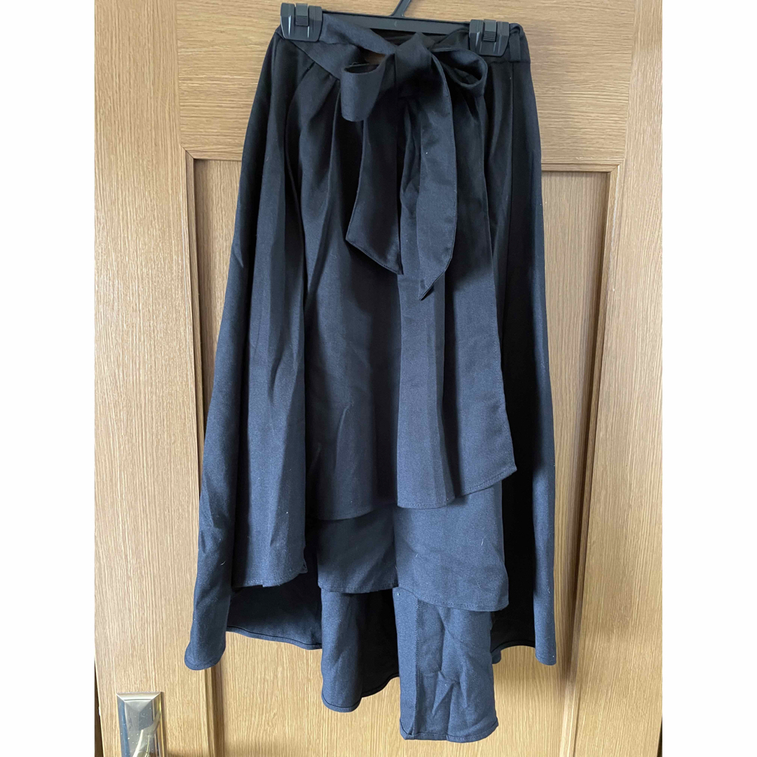 INGNI(イング)のINGNI サッシュ付きTRラップイレヘムスカート　スカート　りぼん レディースのスカート(ひざ丈スカート)の商品写真