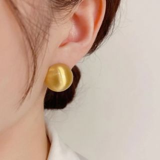 アパルトモンドゥーズィエムクラス(L'Appartement DEUXIEME CLASSE)の【Design ball pierce matte】#62 18k SALE‼️(ピアス)