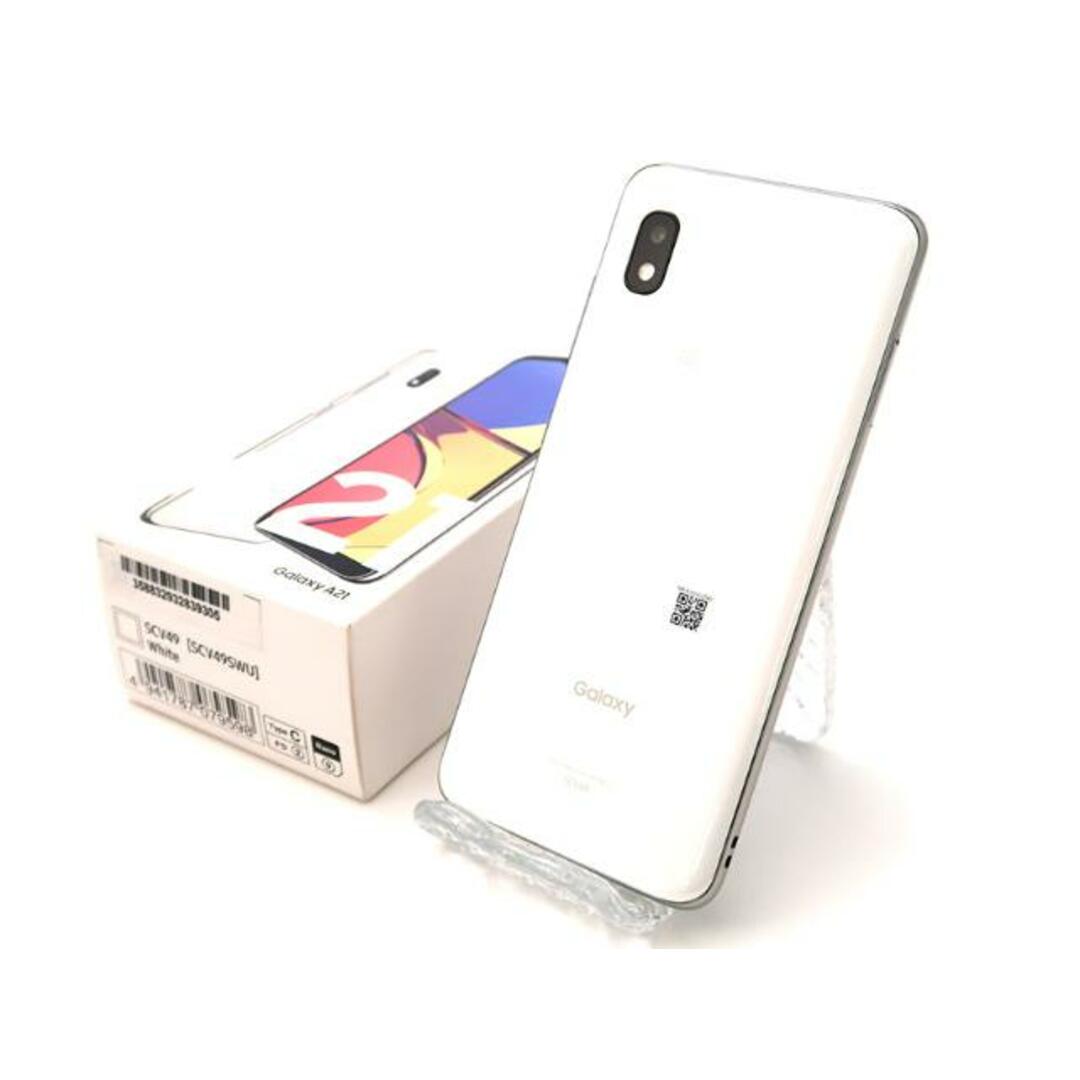 新品 GALAXY a21 64G ホワイト simフリー