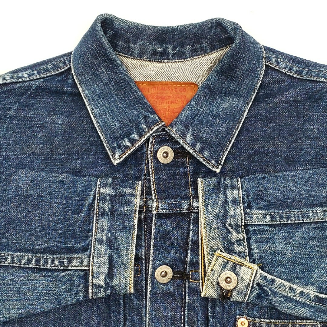 日本製ファースト濃紺◆Levi's 71506XX◆38復刻Gジャン1st 92古着市場JARKET