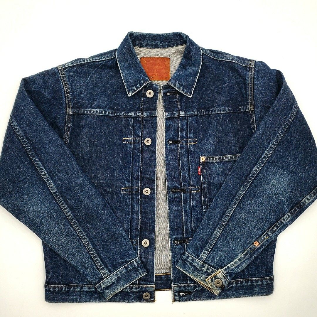 日本製ファースト濃紺◆Levi's 71506XX◆38復刻Gジャン1st 92古着市場JARKET