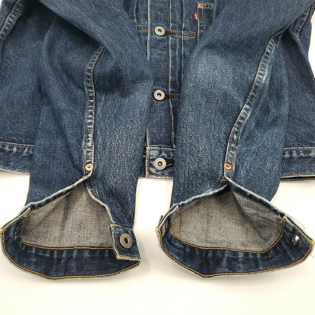 日本製ファースト濃紺◆Levi's 71506XX◆38復刻Gジャン1st 92古着市場JARKET